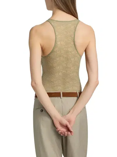 Ronny Kobo Women's Luchy Floral Lace Bodysuit - Tea - Size XS | Thumbnail 5