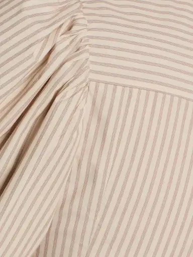 Ronny Kobo Women's Jiani Striped Cotton Top - Marble - Size Medium | Thumbnail 7