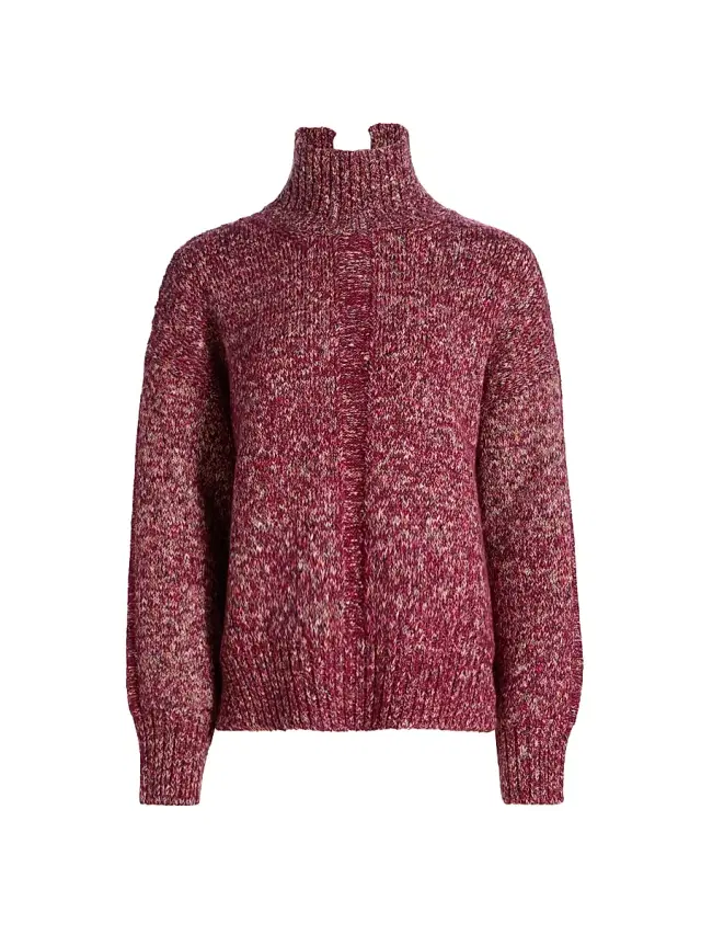 Proenza Schouler White Label Women's Sol Melange Sweater - Wine Melange