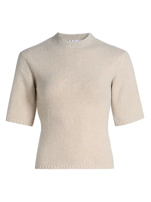 Women's Dana Short-Sleeve Sweater - Off White