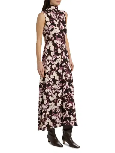 Proenza Schouler White Label Women's Valentina Floral Jersey Maxi Dress | Thumbnail 4