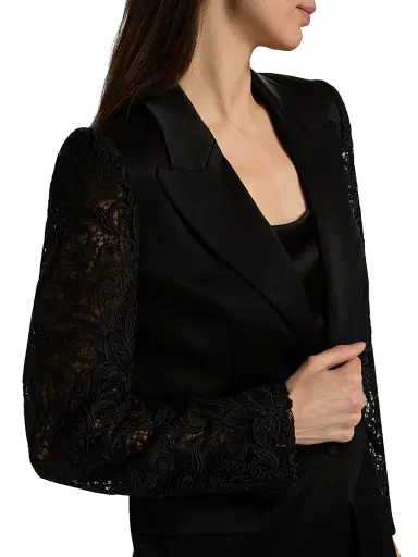 Ungaro Women's Georgie Lace Sleeve Jacket | Thumbnail 6 Ungaro Women's Georgie Lace Sleeve Jacket | Thumbnail 6