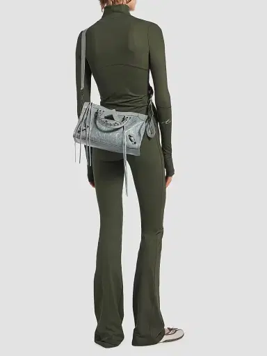 Balenciaga Women's Le City Top Handle Bag - Blue Grey | Thumbnail 2