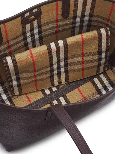 Burberry Women's Bloomsbury Medium Reversible Leather Tote Bag | Thumbnail 4 Burberry Women's Bloomsbury Medium Reversible Leather Tote Bag | Thumbnail 4
