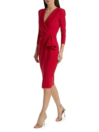Chiara Boni La Petite Robe Women's Zuhur Ruffled Midi-Dress | Thumbnail 2