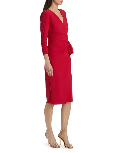 Chiara Boni La Petite Robe Women's Zuhur Ruffled Midi-Dress | Thumbnail 4
