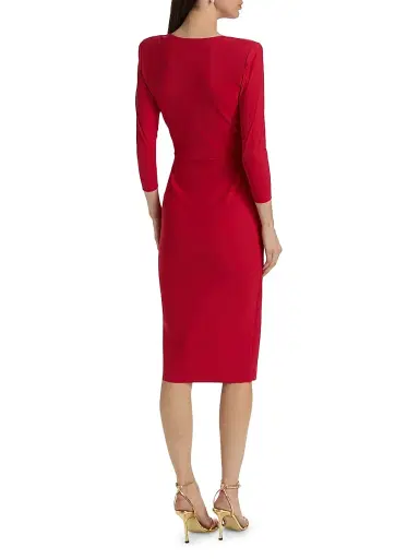 Chiara Boni La Petite Robe Women's Zuhur Ruffled Midi-Dress | Thumbnail 5