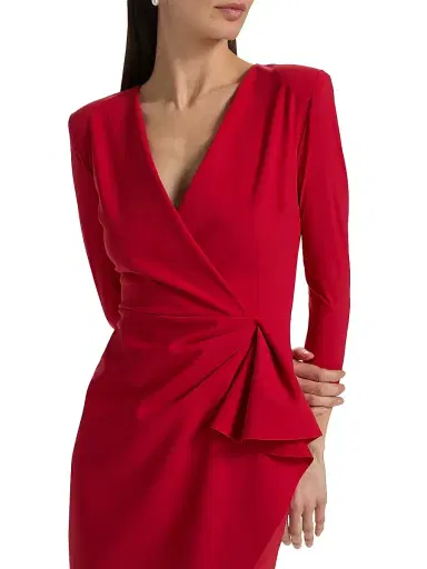 Chiara Boni La Petite Robe Women's Zuhur Ruffled Midi-Dress | Thumbnail 6