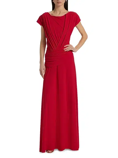 Chiara Boni La Petite Robe Women's Nusia Draped Gown | Thumbnail 3