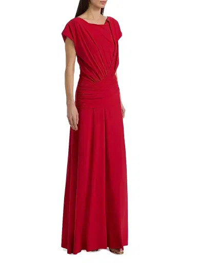 Chiara Boni La Petite Robe Women's Nusia Draped Gown | Thumbnail 4