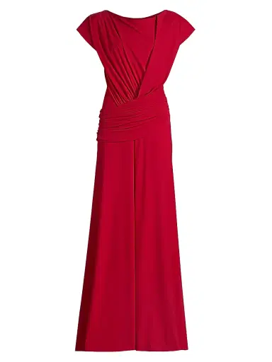 Chiara Boni La Petite Robe Women's Nusia Draped Gown | Thumbnail 1