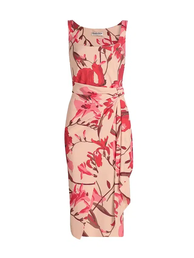 Chiara Boni La Petite Robe Women's Ermy Floral Print Midi-Dress - Carole Rose