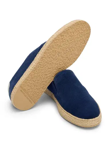 Brunello Cucinelli Men's Suede Braided-Midsole Espadrilles | Thumbnail 6 Brunello Cucinelli Men's Suede Braided-Midsole Espadrilles | Thumbnail 6