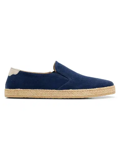 Brunello Cucinelli Men's Suede Braided-Midsole Espadrilles | Thumbnail 1 Brunello Cucinelli Men's Suede Braided-Midsole Espadrilles | Thumbnail 1