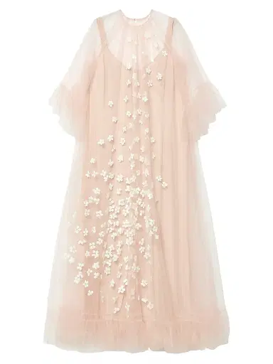 Marina Rinaldi Women's Floral Detail Tulle Dress - Pink - Size 16 | Thumbnail 1 Marina Rinaldi Women's Floral Detail Tulle Dress - Pink - Size 16 | Thumbnail 1