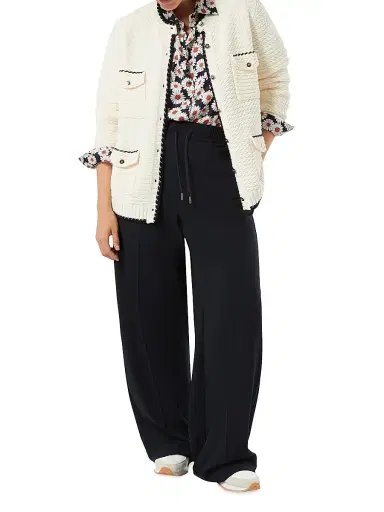 Marina Rinaldi Women's Cotton Cardigan - Ivory - Size Medium | Thumbnail 2