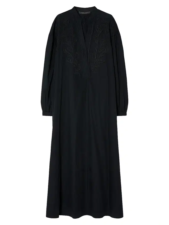 Marina Rinaldi Women's Organic Cotton Poplin Dress - Black