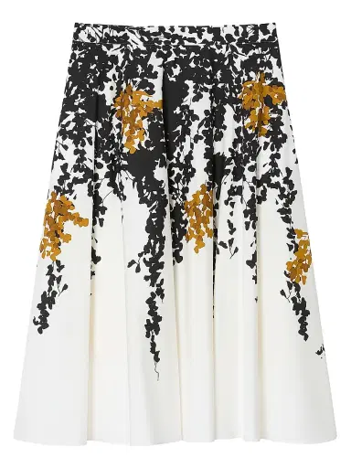 Marina Rinaldi Women's Poplin Print Dress - White - Size 16 | Thumbnail 1
