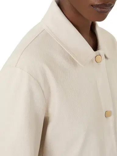 Max Mara Women's Cotton Bull Denim Shirt Dress - Sand - Size 14 | Thumbnail 6 Max Mara Women's Cotton Bull Denim Shirt Dress - Sand - Size 14 | Thumbnail 6