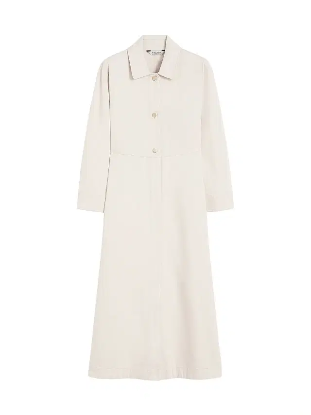 Max Mara Women's Cotton Bull Denim Shirt Dress - Sand