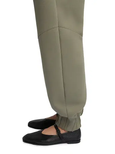 MM Max Mara Women's Technical Jersey Joggers - Horn Grey Green - Size XL | Thumbnail 6