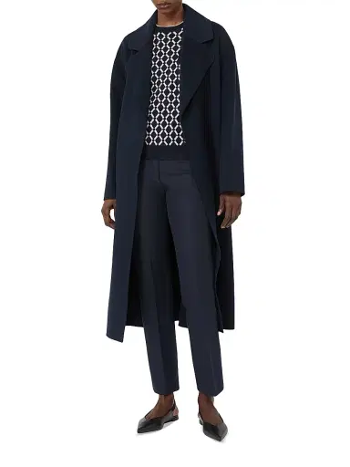 Max Mara Women's Stretch Cotton and Viscose Trousers - Ultramarine - Size 16 | Thumbnail 2 Max Mara Women's Stretch Cotton and Viscose Trousers - Ultramarine - Size 16 | Thumbnail 2