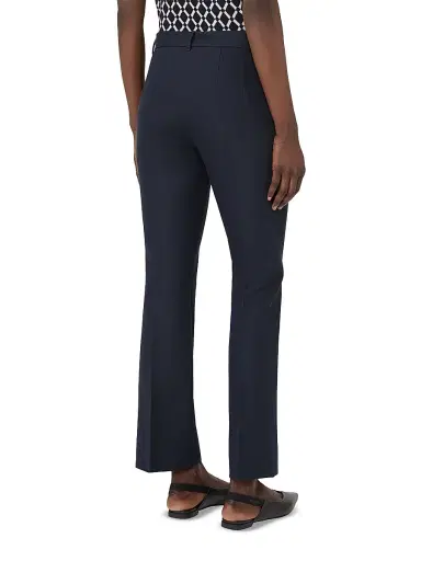Max Mara Women's Stretch Cotton and Viscose Trousers | Thumbnail 4 Max Mara Women's Stretch Cotton and Viscose Trousers | Thumbnail 4
