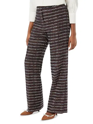 Marina Rinaldi Women's Bouclé Fabric Trousers - Brown Multi - Size 16 | Thumbnail 3 Marina Rinaldi Women's Bouclé Fabric Trousers - Brown Multi - Size 16 | Thumbnail 3