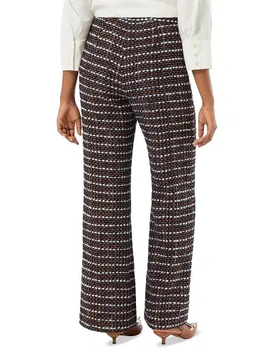 Marina Rinaldi Women's Bouclé Fabric Trousers - Brown Multi - Size 16 | Thumbnail 4 Marina Rinaldi Women's Bouclé Fabric Trousers - Brown Multi - Size 16 | Thumbnail 4