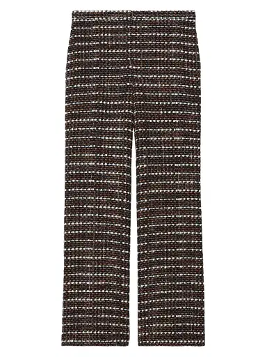 Marina Rinaldi Women's Bouclé Fabric Trousers - Brown Multi - Size 16 | Thumbnail 1 Marina Rinaldi Women's Bouclé Fabric Trousers - Brown Multi - Size 16 | Thumbnail 1