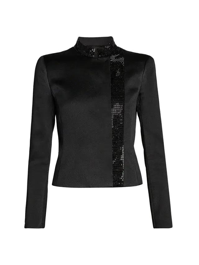 Women's Embellished Satin Jacket