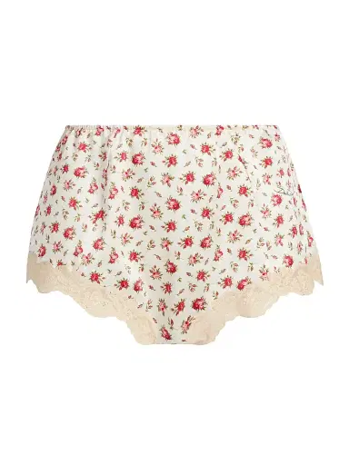 Dolce & Gabbana Women's Guaina Rose Print Silk-Blend Brief - Roselline - Size XL | Thumbnail 1 Dolce & Gabbana Women's Guaina Rose Print Silk-Blend Brief - Roselline - Size XL | Thumbnail 1