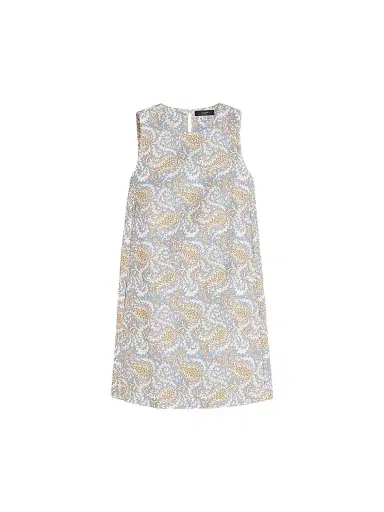 Weekend Max Mara Women's Printed Cotton Basketweave A-Line Dress - Light Blue - Size 8 | Thumbnail 1 Weekend Max Mara Women's Printed Cotton Basketweave A-Line Dress - Light Blue - Size 8 | Thumbnail 1