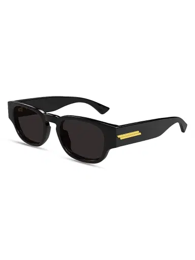 Bottega Veneta Men's Stretch Ribbon 51MM Round Sunglasses | Thumbnail 1