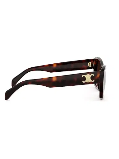 CELINE Women's Triomphe 55MM Square Sunglasses - Brown | Thumbnail 7