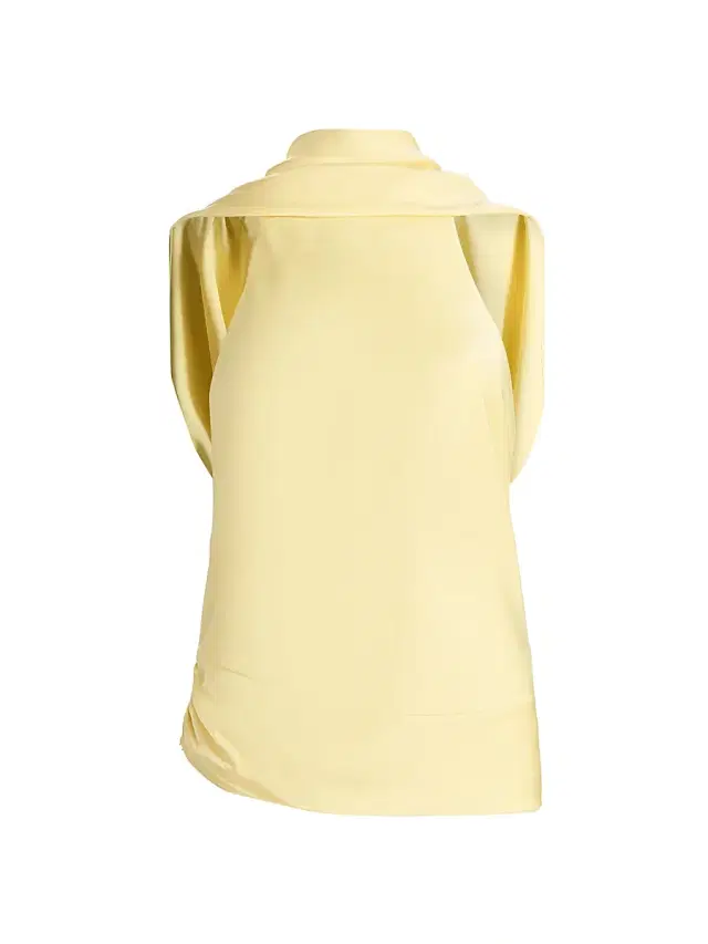 SIMKHAI Women's Samira Satin Cape Top - Buttercream