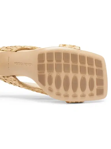 Bottega Veneta Women's Riva 90MM Strappy Raffia Sandals | Thumbnail 8 Bottega Veneta Women's Riva 90MM Strappy Raffia Sandals | Thumbnail 8