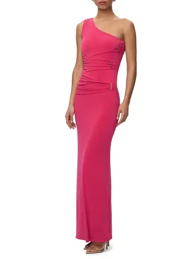Hervé Léger Women's The Irie Ruched One-Shoulder Jersey Gown | Thumbnail 2
