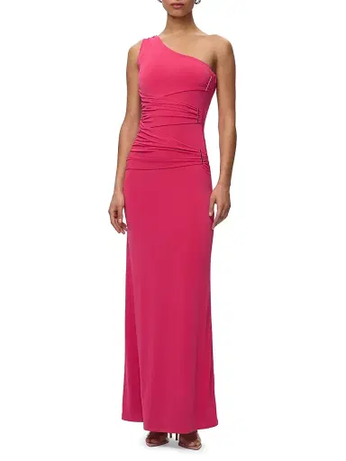 Hervé Léger Women's The Irie Ruched One-Shoulder Jersey Gown | Thumbnail 3