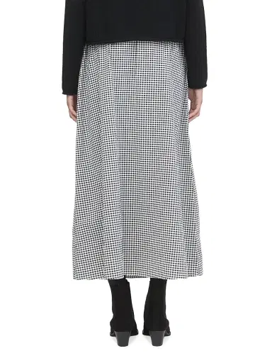 Hill House Home Women's The Delphine Nap Skirt - Blacksand Gingham - Size XL | Thumbnail 5