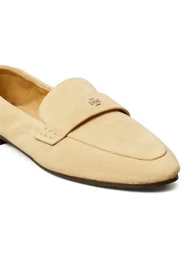 Tory Burch Women's Ballet Double-T Suede Loafers - Praline | Thumbnail 4