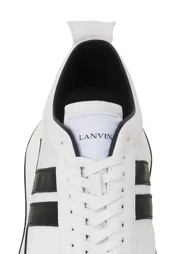Lanvin Men's Bumpr Nylon Sneakers - Blancnoir | Thumbnail 5