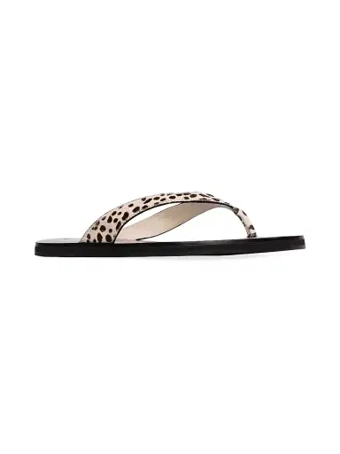 Black Suede Studio Women's Bae Pony Hair Sandals - Dotted Cheetah - Size 5.5 | Thumbnail 2 Black Suede Studio Women's Bae Pony Hair Sandals - Dotted Cheetah - Size 5.5 | Thumbnail 2