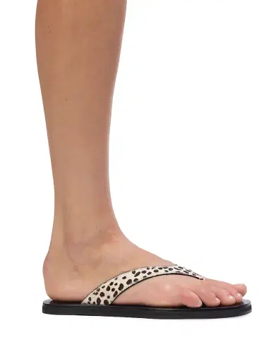 Black Suede Studio Women's Bae Pony Hair Sandals - Dotted Cheetah - Size 5.5 | Thumbnail 5 Black Suede Studio Women's Bae Pony Hair Sandals - Dotted Cheetah - Size 5.5 | Thumbnail 5