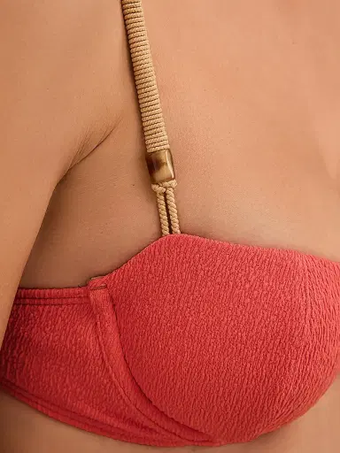 ViX by Paula Hermanny Women's Firenze April Nissi Bikini Top - Pink - Size Large | Thumbnail 5