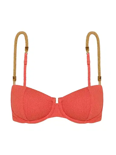 ViX by Paula Hermanny Women's Firenze April Nissi Bikini Top - Pink - Size Large | Thumbnail 1