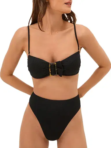 ViX by Paula Hermanny Women's Firenze Sade Bandeau Bikini Top - Black - Size XL | Thumbnail 3 ViX by Paula Hermanny Women's Firenze Sade Bandeau Bikini Top - Black - Size XL | Thumbnail 3