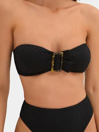ViX by Paula Hermanny Women's Firenze Sade Bandeau Bikini Top - Black - Size XL | Thumbnail 5 ViX by Paula Hermanny Women's Firenze Sade Bandeau Bikini Top - Black - Size XL | Thumbnail 5
