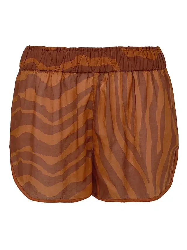 Women's Sundown Lana Striped Cotton Shorts