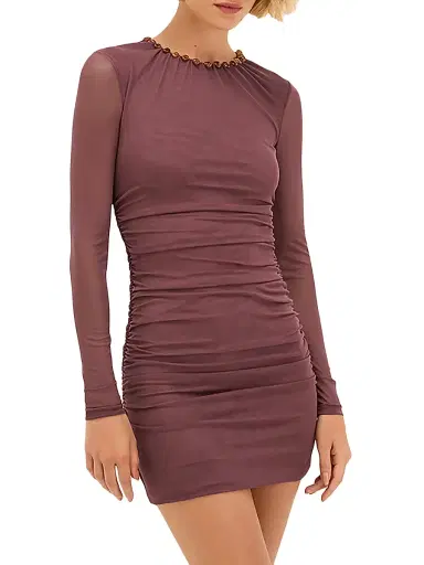 ViX by Paula Hermanny Women's Ridley Gathered Minidress | Thumbnail 3 ViX by Paula Hermanny Women's Ridley Gathered Minidress | Thumbnail 3